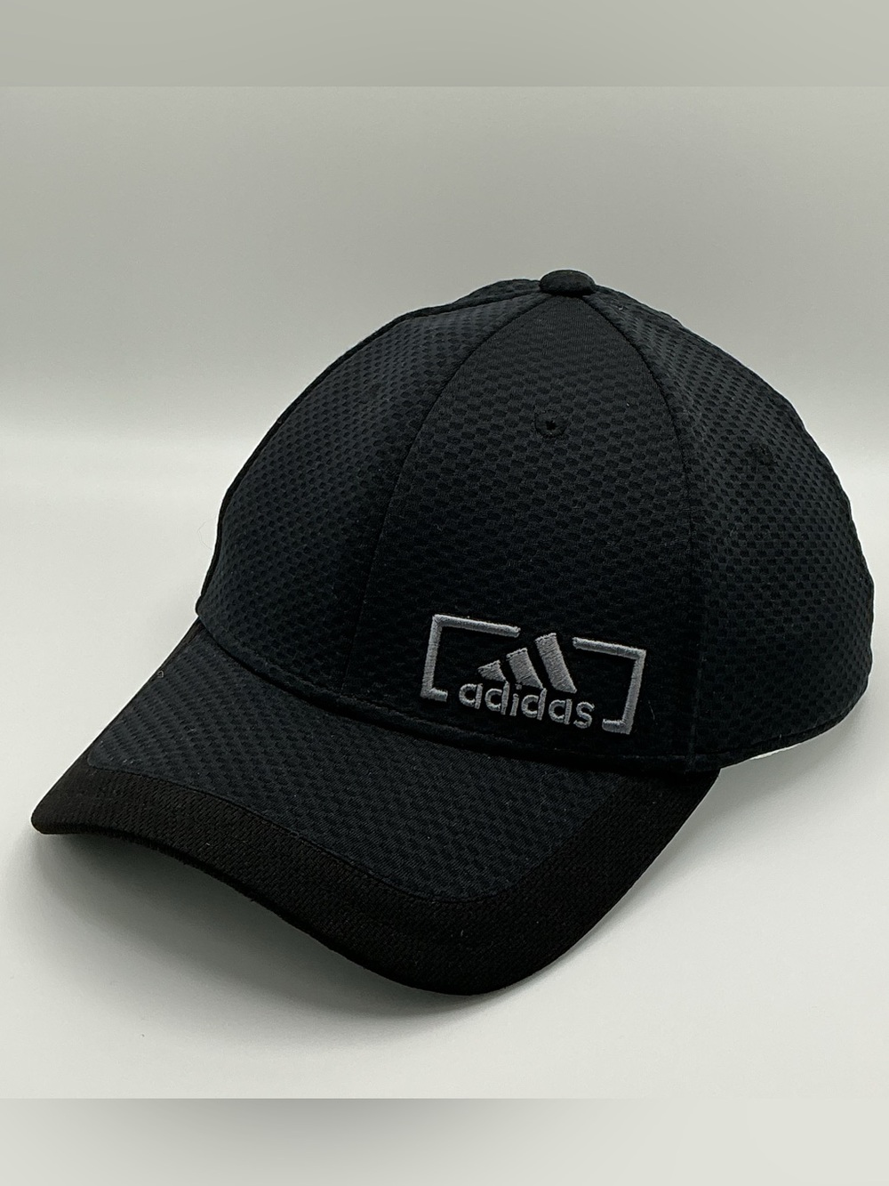 Adidas Hat by A-flex Size L/XL Dark Gray Embroidered Logo